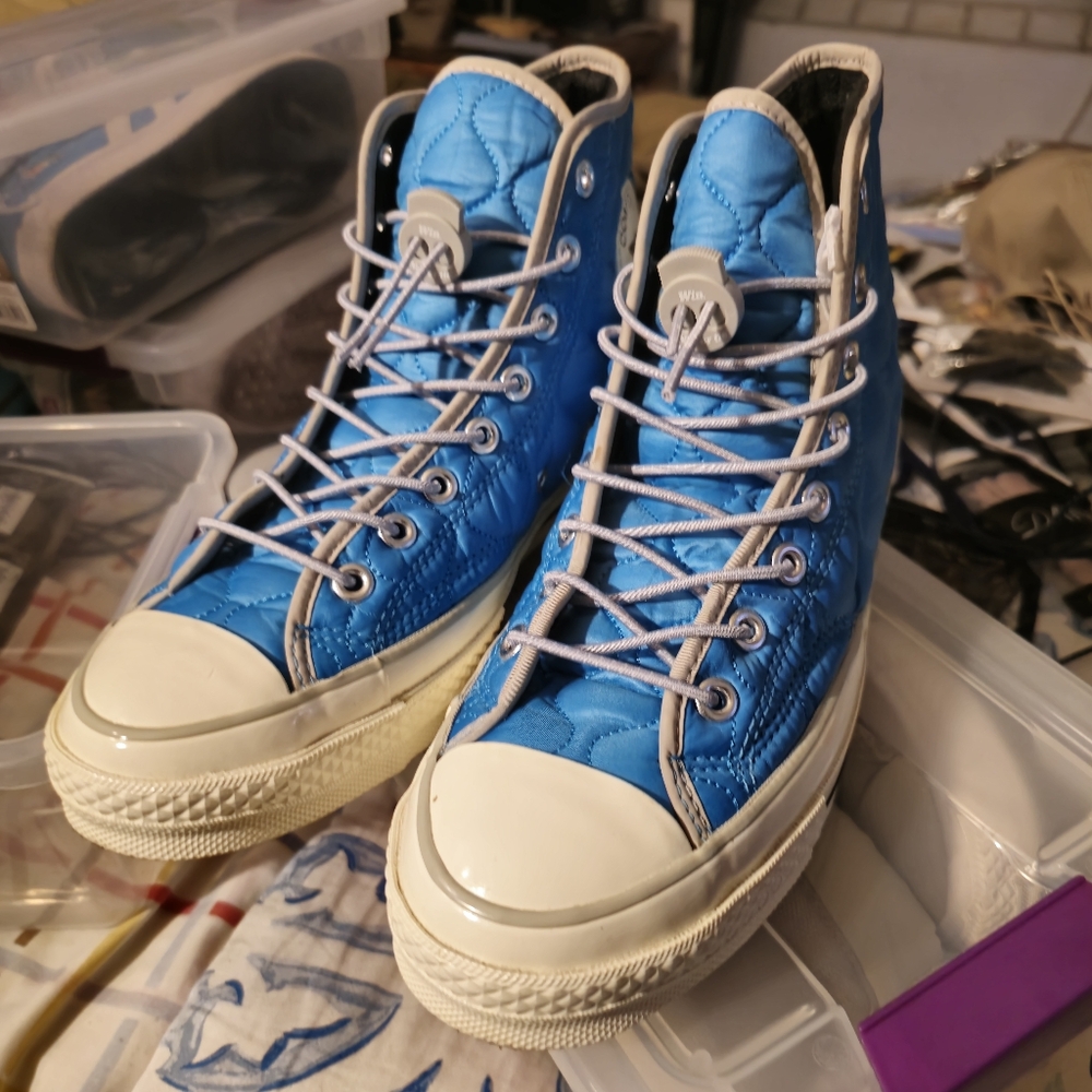 CONVERSE Chuck 70s WORKWEAR QUILTED Blue High-Top Sneakers